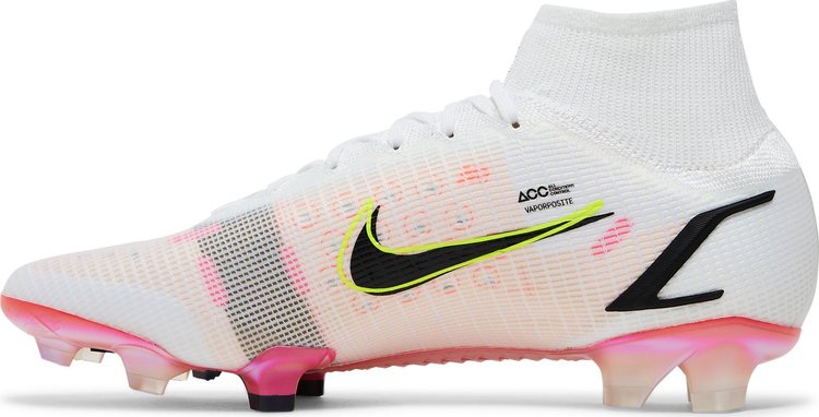 Nike Mercurial Superfly 8 Elite FG White Pink Blast – Juss Angel ...